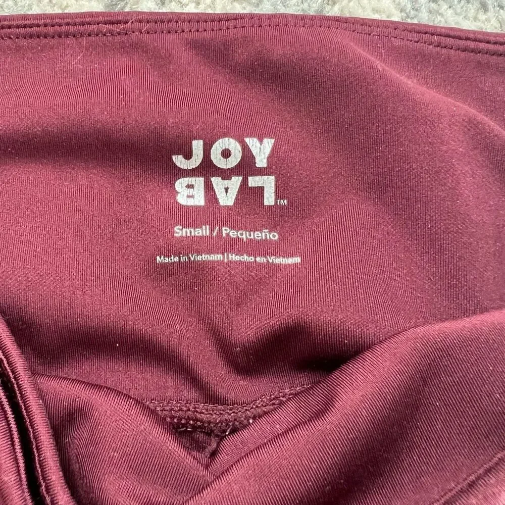 JoyLab Maroon Leggings with Cutouts